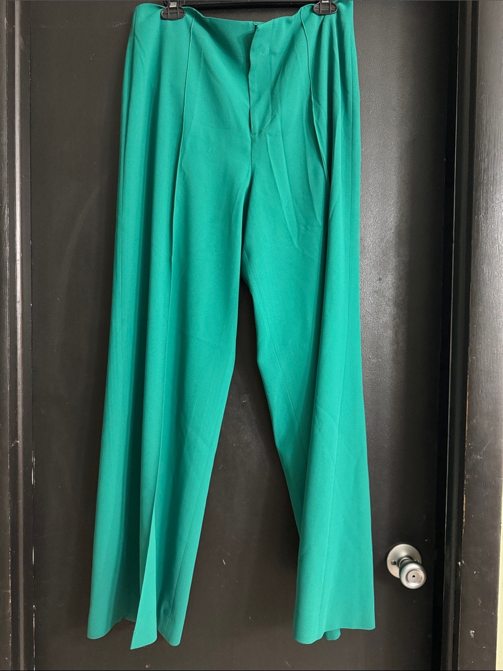 Alice + Olivia Emerald Green Boot-Cut Pants